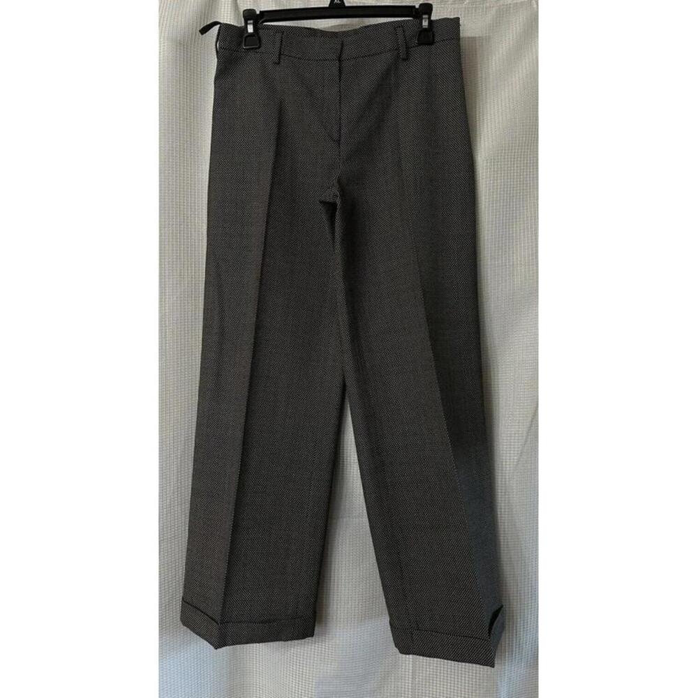 Samsonite Black Label Womens 100% Wool Cuffed Pants Slacks Trousers Size US 12